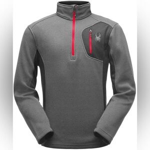 SPYDER BANDIT HALF ZIP LITE WEIGHT STRYKE JACKET MEN'S